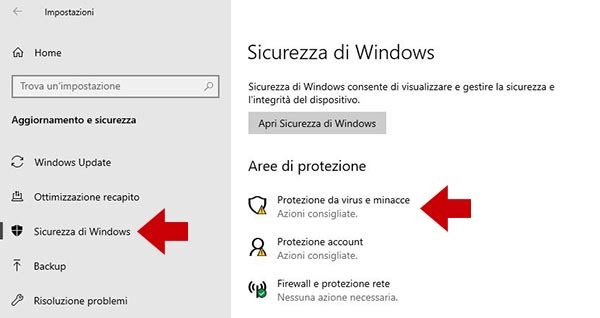 disattivare Windows Defender in maniera definitiva o temporanea