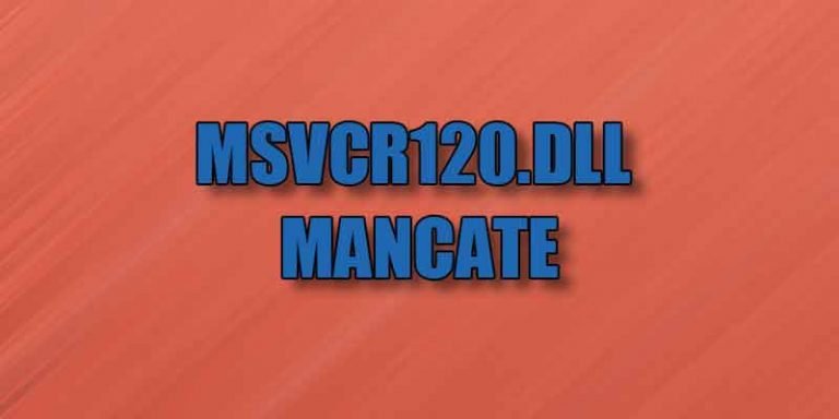 MSVCR120.dll mancate